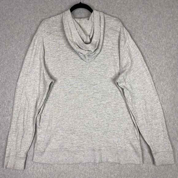 Faherty Sweatshirt Mens XL Light Grey Sunwashed Slub Midweight Organic Hoodie - Picture 6 of 10